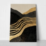 Πίνακας σε Καμβά BOHO LUXURY WAVES AND SHAPES