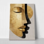 Πίνακας σε Καμβά BOHO LUXURY WOMAN FACE 7