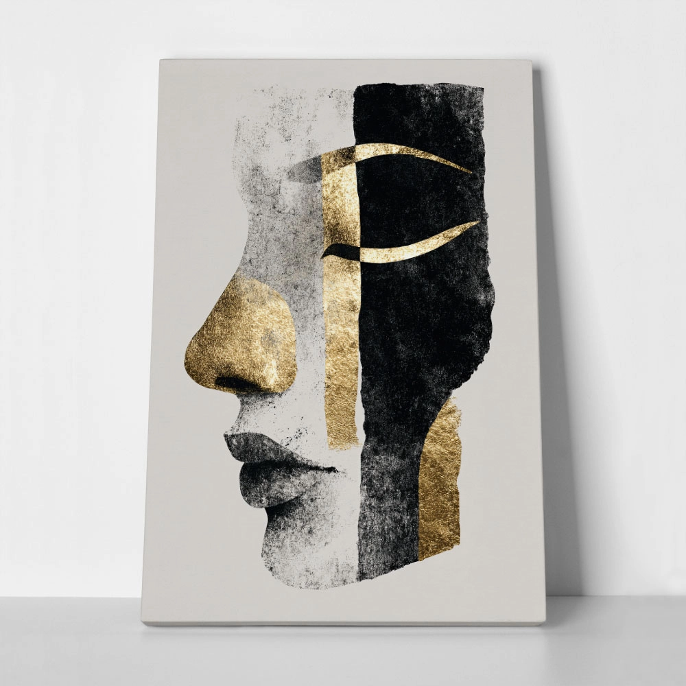 Πίνακας σε Καμβά BOHO LUXURY WOMAN FACE 9