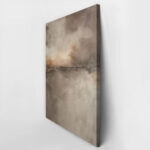 Πίνακας σε Καμβά BROWN BLACK AND GRAY WALL