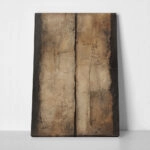 Πίνακας σε Καμβά BROWN TEXTURED WALL