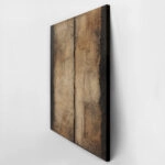 Πίνακας σε Καμβά BROWN TEXTURED WALL