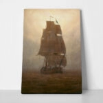 Πίνακας σε Καμβά CASPAR DAVID FRIEDRICH - SAILING SHIP