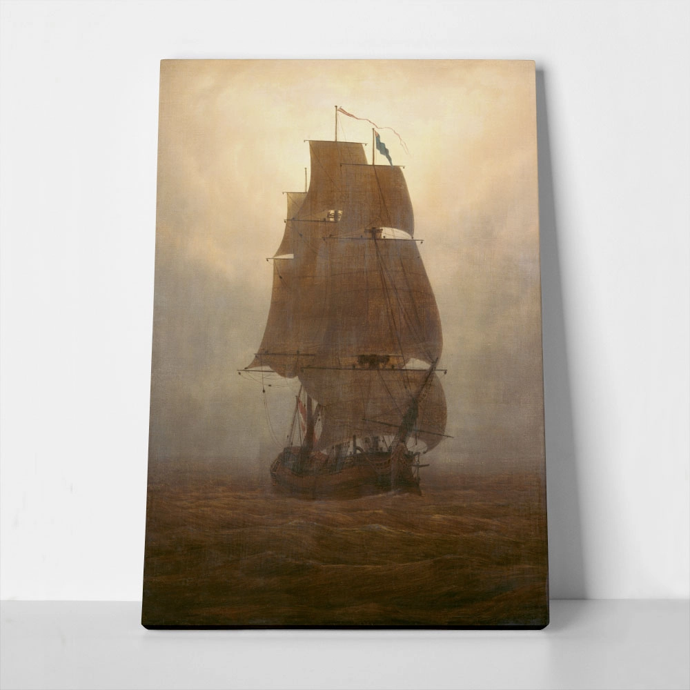Πίνακας σε Καμβά CASPAR DAVID FRIEDRICH - SAILING SHIP