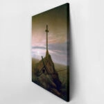 Πίνακας σε Καμβά CASPAR DAVID FRIEDRICH - THE CROSS BESIDE THE BATLIC