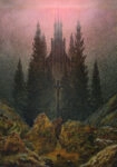 Πίνακας σε Καμβά CASPAR DAVID FRIEDRICH - THE CROSS IN THE MOUNTAINS
