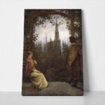 Πίνακας σε Καμβά CASPAR DAVID FRIEDRICH - THE GAZEBO