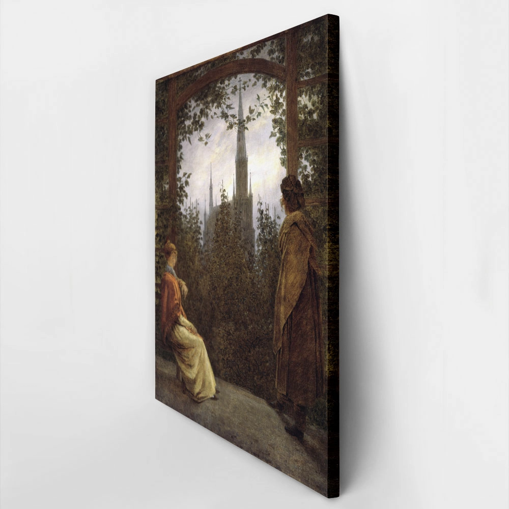 Πίνακας σε Καμβά CASPAR DAVID FRIEDRICH - THE GAZEBO