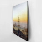 Πίνακας σε Καμβά CASPAR DAVID FRIEDRICH - THE PORT OF GREIFSWALD