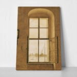 Πίνακας σε Καμβά CASPAR DAVID FRIEDRICH - THE RIGHT WINDOW