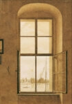 Πίνακας σε Καμβά CASPAR DAVID FRIEDRICH - THE RIGHT WINDOW