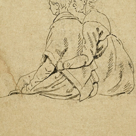 Πίνακας σε Καμβά CASPAR DAVID FRIEDRICH - TWO SEATED WOMEN - Caspar David Friedrich Sticky 5
