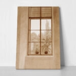 Πίνακας σε Καμβά CASPAR DAVID FRIEDRICH - WINDOW LOOKING OVER THE PARK