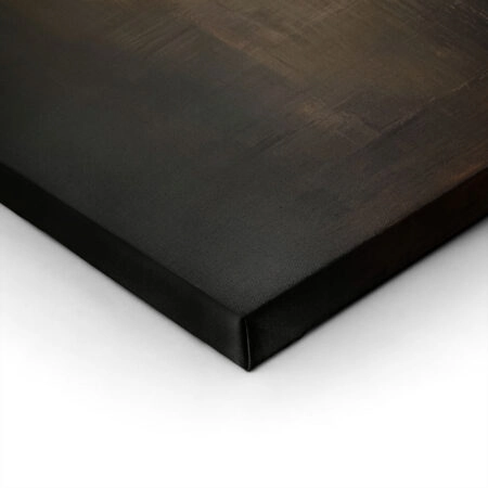 Πίνακας σε Καμβά DARK MOODY BROWN -  Sticky 1