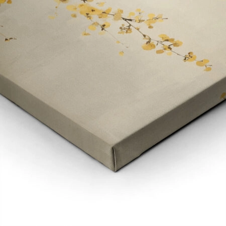 Πίνακας σε Καμβά GOLDEN CHERRY BLOSSOMS WITH SUN -  Sticky 1