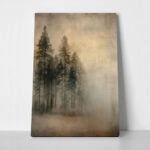 Πίνακας σε Καμβά GRUNGE FOREST