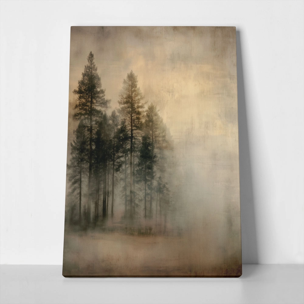 Πίνακας σε Καμβά GRUNGE FOREST