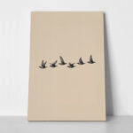 Πίνακας σε Καμβά JAPANDI FLYING BIRDS 2
