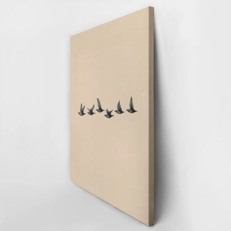 Πίνακας σε Καμβά JAPANDI FLYING BIRDS 2 -  Sticky 3