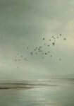 Πίνακας σε Καμβά JAPANDI FLYING BIRDS