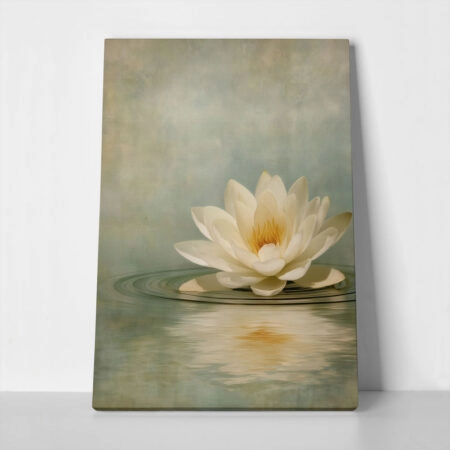 Πίνακας σε Καμβά JAPANDI WATER LILY
