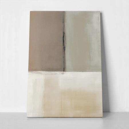 Πίνακας σε Καμβά MINIMALIST ABSTRACT BEIGE AND GRAY