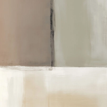 Πίνακας σε Καμβά MINIMALIST ABSTRACT BEIGE AND GRAY -  Sticky 5