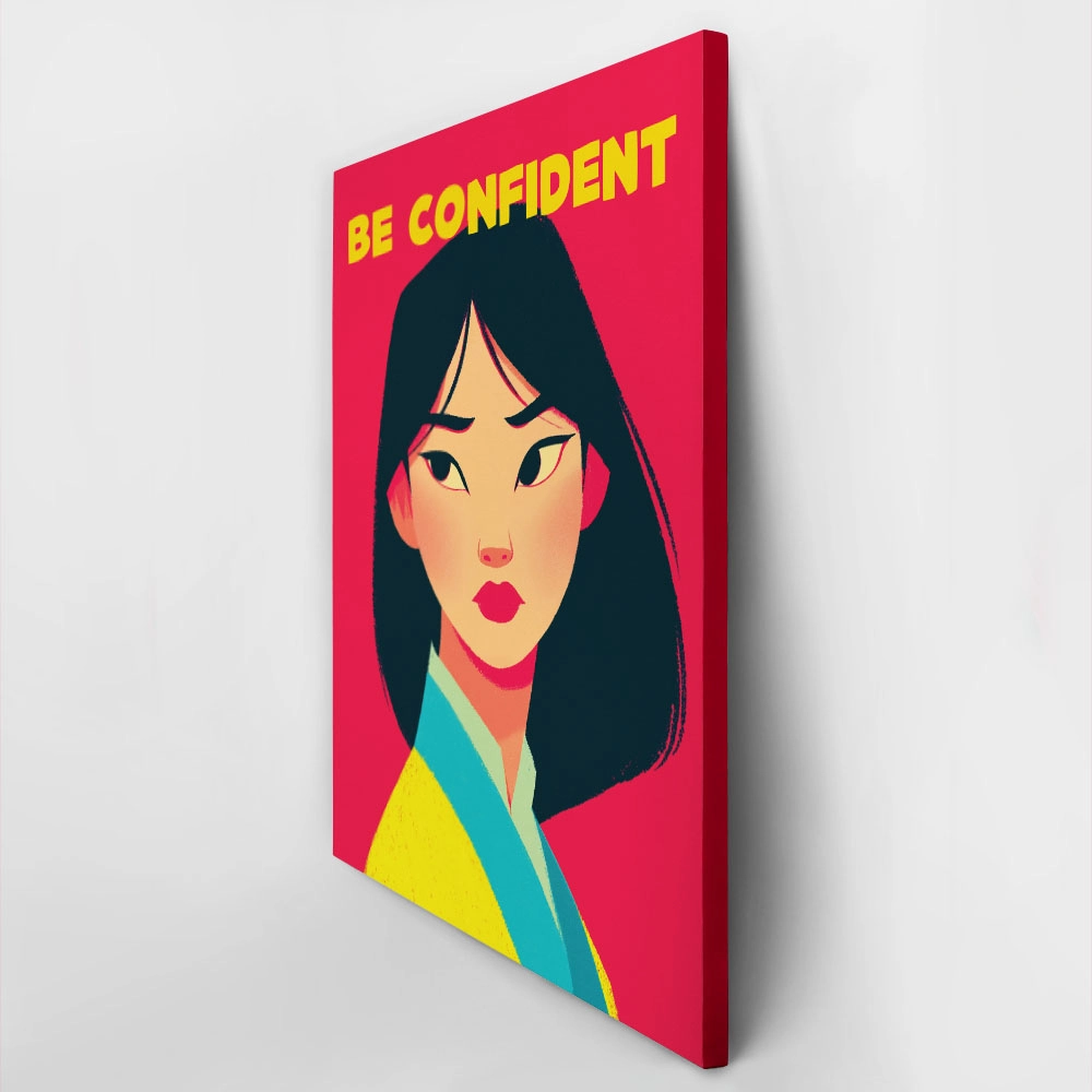 Πίνακας σε Καμβά PRINCESS BE CONFIDENT
