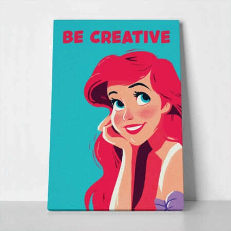 Πίνακας σε Καμβά PRINCESS BE CREATIVE