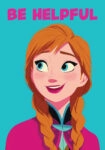 Πίνακας σε Καμβά PRINCESS BE HELPFUL