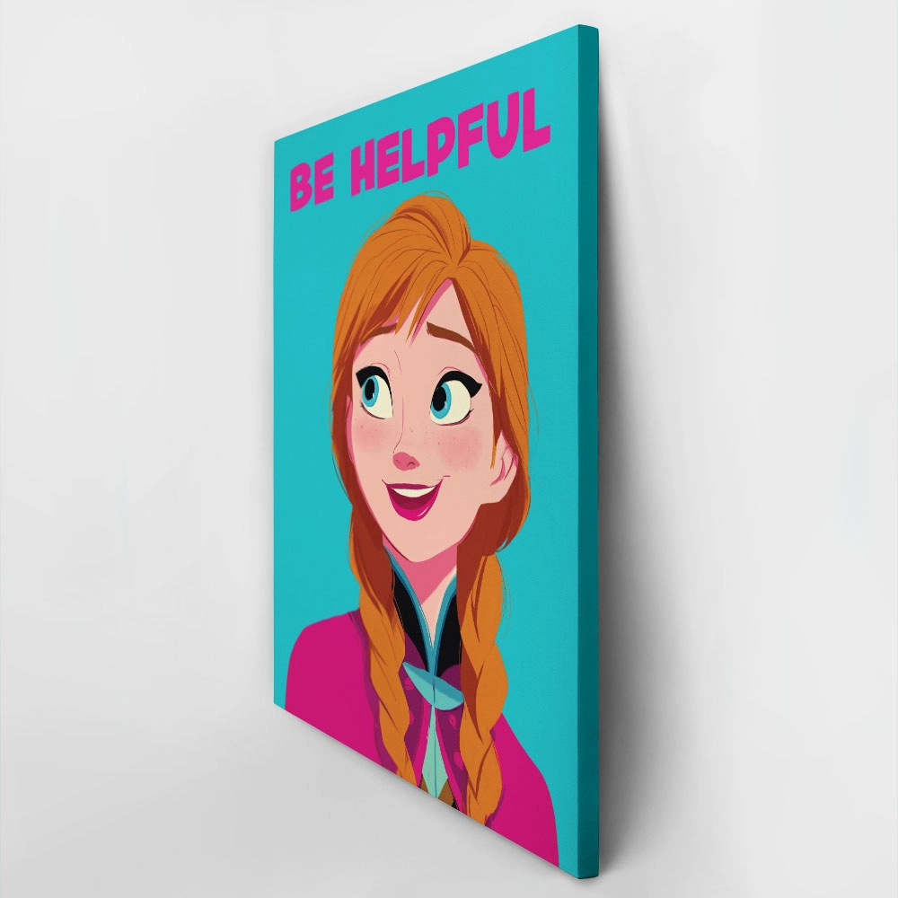 Πίνακας σε Καμβά PRINCESS BE HELPFUL