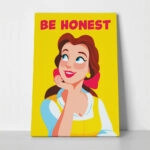 Πίνακας σε Καμβά PRINCESS BE HONEST