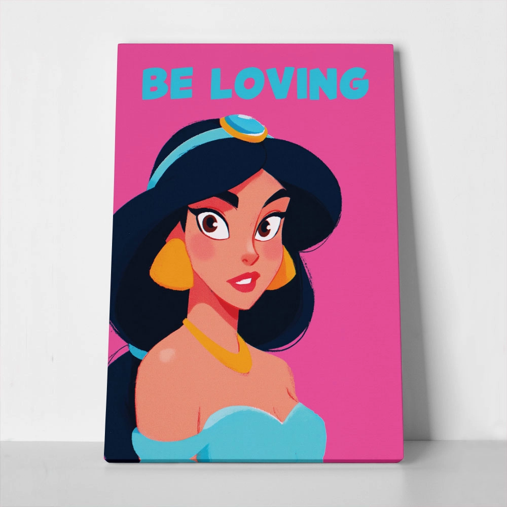 Πίνακας σε Καμβά PRINCESS BE LOVING