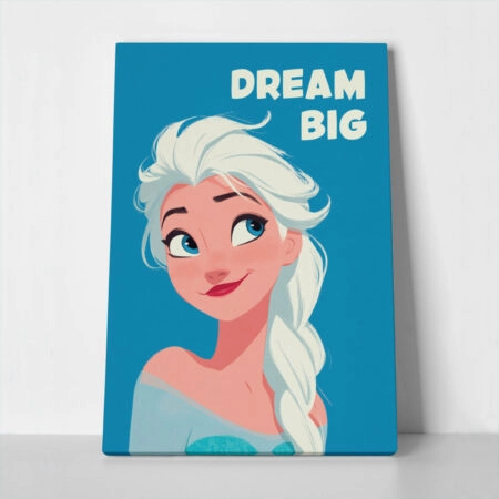 Πίνακας σε Καμβά PRINCESS DREAM BIG