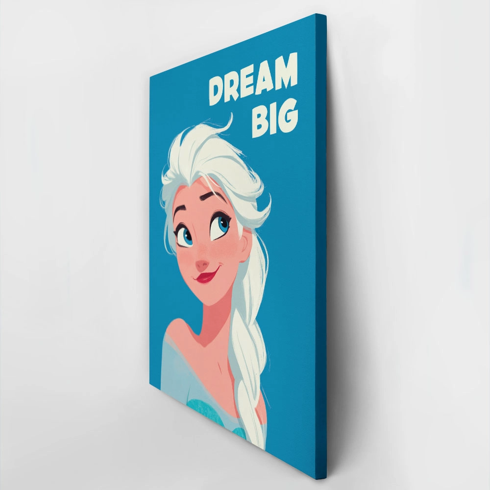 Πίνακας σε Καμβά PRINCESS DREAM BIG