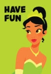 Πίνακας σε Καμβά PRINCESS HAVE FUN