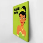 Πίνακας σε Καμβά PRINCESS HAVE FUN