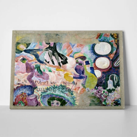 Πίνακας σε Καμβά ROBERT DELAUNAY - CAROUSEL OF PIGS - Robert Delaunay