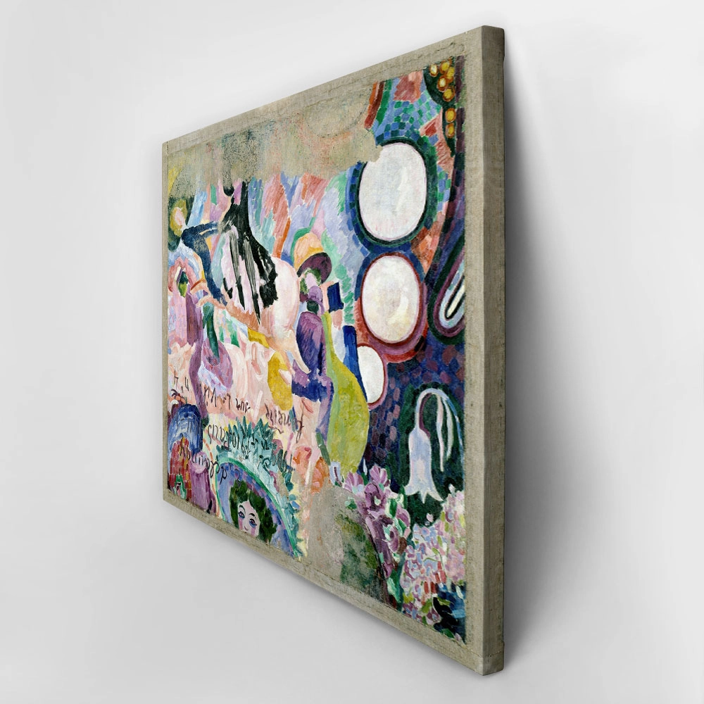 Πίνακας σε Καμβά ROBERT DELAUNAY - CAROUSEL OF PIGS