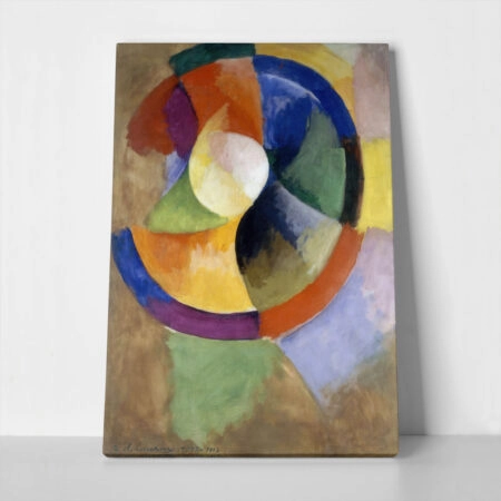 Πίνακας σε Καμβά ROBERT DELAUNAY - CIRCULAR FORMS SUN NO2 - Robert Delaunay