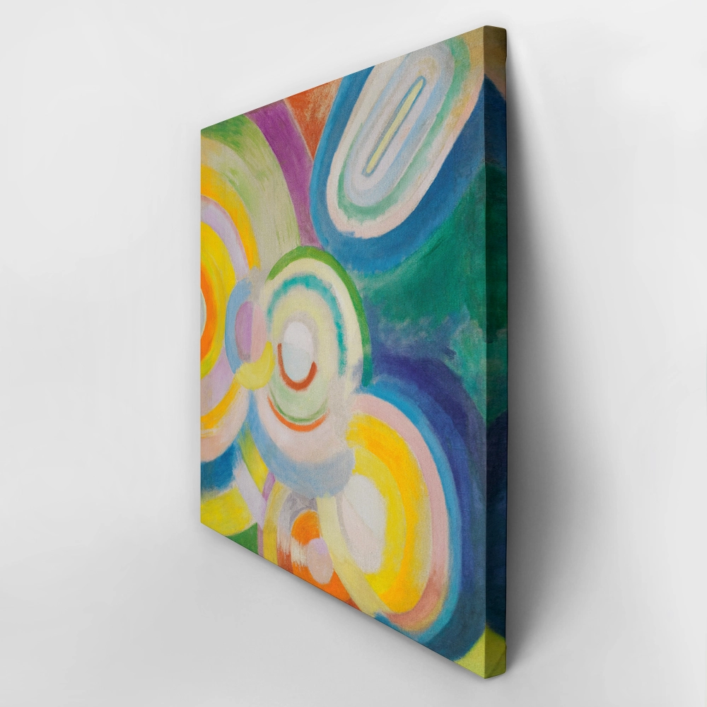 Πίνακας σε Καμβά ROBERT DELAUNAY - COLORED DISKS