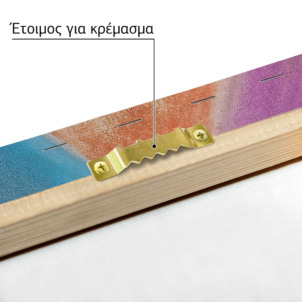 Πίνακας σε Καμβά ROBERT DELAUNAY - COLORED DISKS