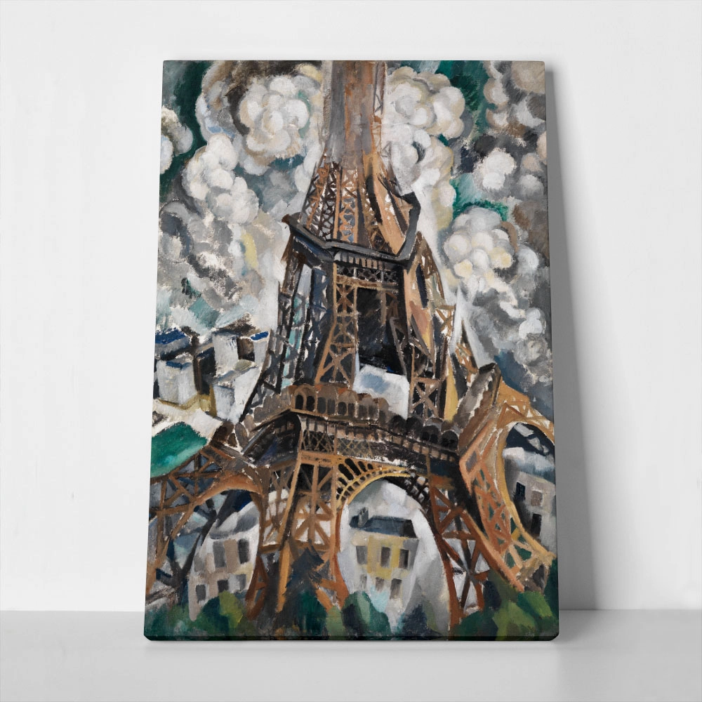 Πίνακας σε Καμβά ROBERT DELAUNAY - EIFFEL TOWER 1910