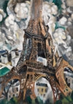 Πίνακας σε Καμβά ROBERT DELAUNAY - EIFFEL TOWER 1910