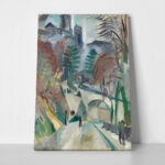 Πίνακας σε Καμβά ROBERT DELAUNAY - LANDSCAPE OF LAON