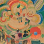 Πίνακας σε Καμβά ROBERT DELAUNAY - MANÈGE DE COCHONS
