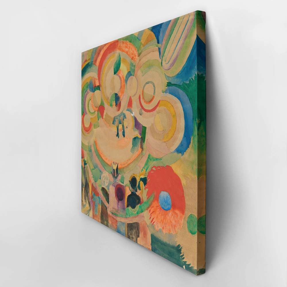 Πίνακας σε Καμβά ROBERT DELAUNAY - MANÈGE DE COCHONS