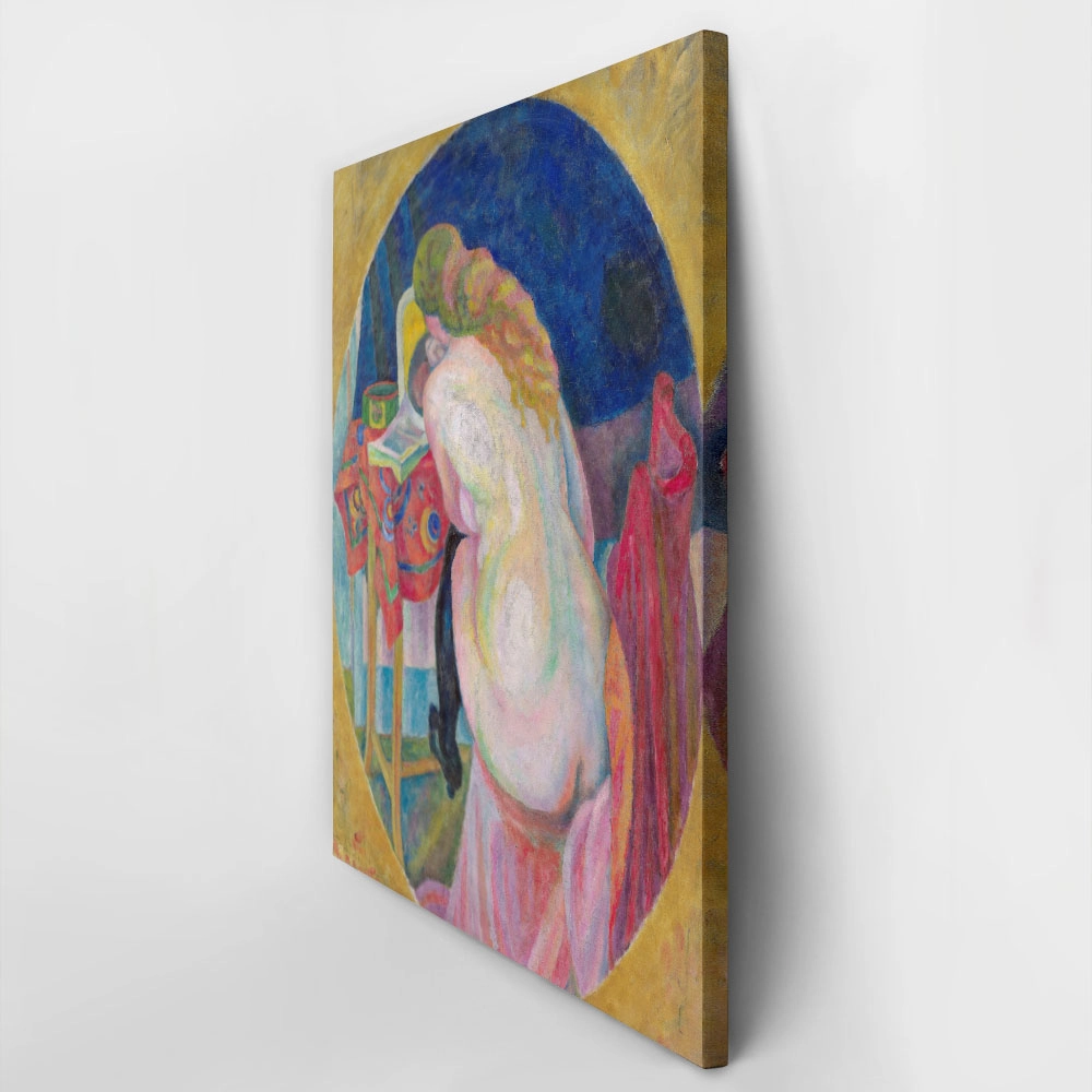 Πίνακας σε Καμβά ROBERT DELAUNAY - NUDE WOMAN READING