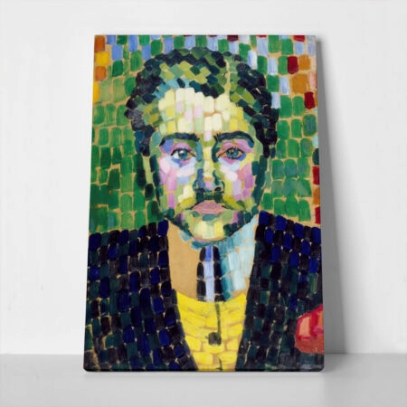 Πίνακας σε Καμβά ROBERT DELAUNAY - PORTRAIT OF JEAN METZINGER - Robert Delaunay