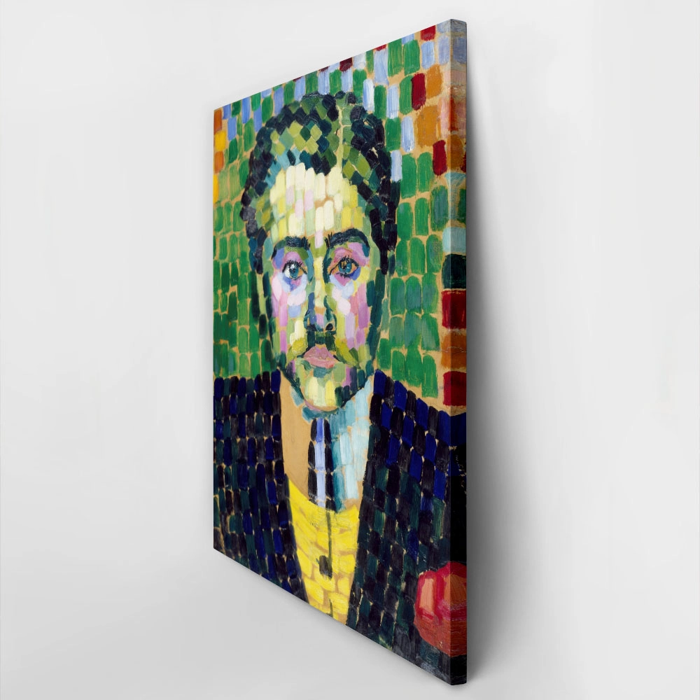 Πίνακας σε Καμβά ROBERT DELAUNAY - PORTRAIT OF JEAN METZINGER